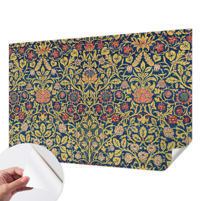 Mural de pared con estampado hermoso con un estampado floral
