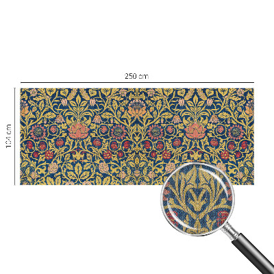 Mural de pared con estampado hermoso con un estampado floral