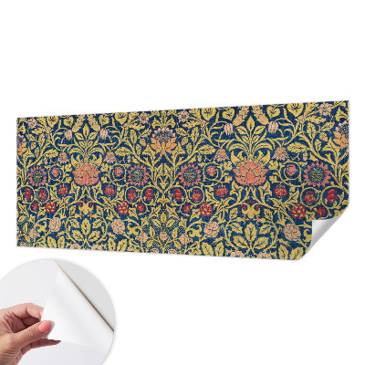 Mural de pared con estampado hermoso con un estampado floral