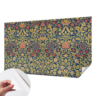 Mural de pared con estampado hermoso con un estampado floral