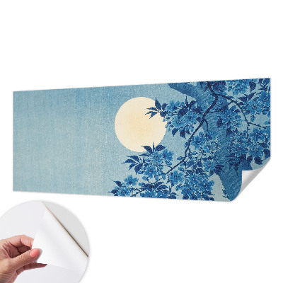 Papel mural texturado decorativo Luna de flores