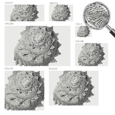 Mural de pared con estampado hermoso El arte de la naturaleza