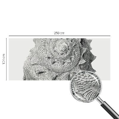 Mural de pared con estampado hermoso El arte de la naturaleza