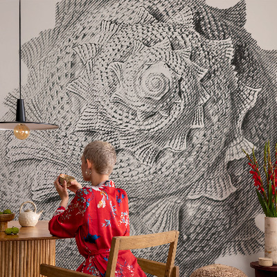 Mural de pared con estampado hermoso El arte de la naturaleza