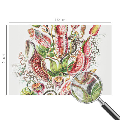 Papel mural texturado decorativo con un acabado con detalles de planta