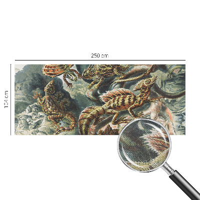 Fotomural decorativo para cabecero de cama Reptiles exóticos