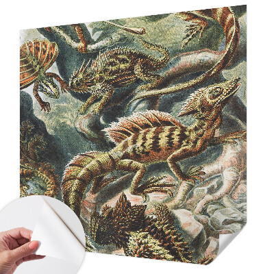 Fotomural decorativo para cabecero de cama Reptiles exóticos