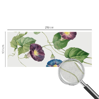 Mural de pared con estampado hermoso con motivo floral que aporta elegancia