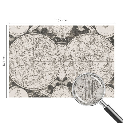 Papel mural texturado decorativo Mapa estelar