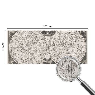 Papel mural texturado decorativo Mapa estelar