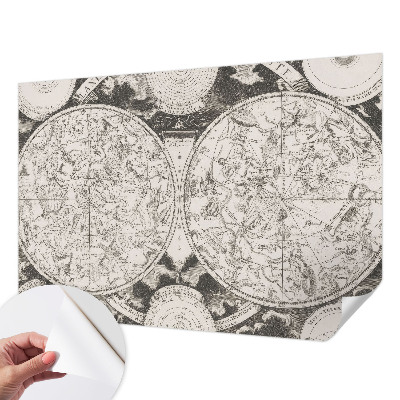 Papel mural texturado decorativo Mapa estelar