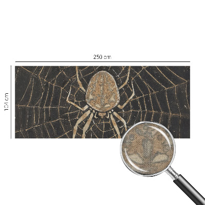 Mural de pared con estampado hermoso con diseño de telaraña