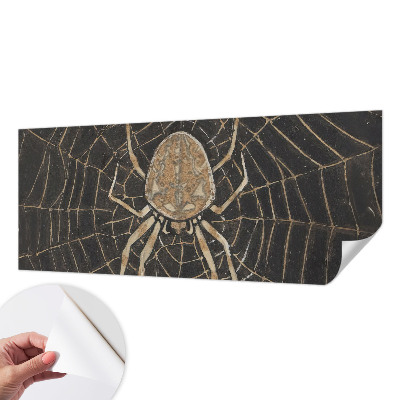 Mural de pared con estampado hermoso con diseño de telaraña