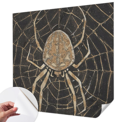 Mural de pared con estampado hermoso con diseño de telaraña
