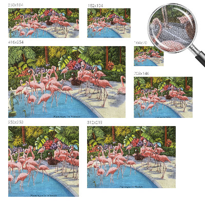 Fotomural decorativo para cabecero de cama Escena exótica