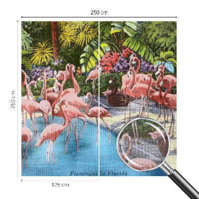 Fotomural decorativo para cabecero de cama Escena exótica