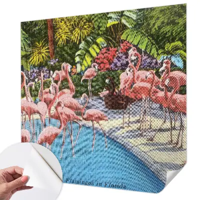 Fotomural decorativo para cabecero de cama con una escena exótica