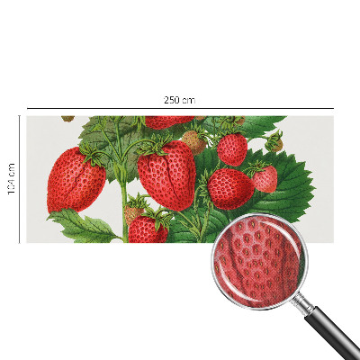 Papel mural con patrón decorativo con motivo de frutas de verano