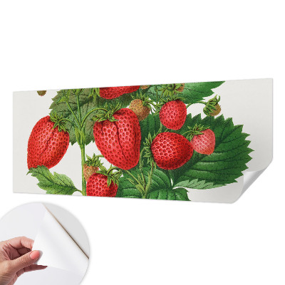 Papel mural con patrón decorativo con motivo de frutas de verano