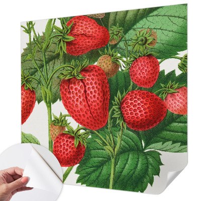 Papel mural con patrón decorativo con motivo de frutas de verano