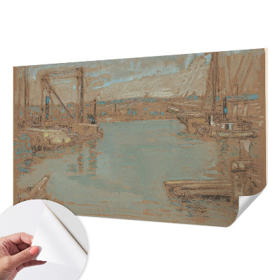 Mural de pared con estampado hermoso Vistas del puerto