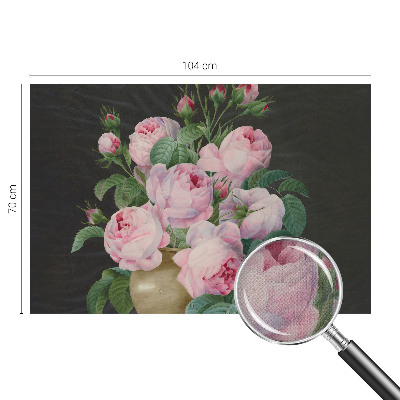 Mural de pared con estampado hermoso Elegancia floral