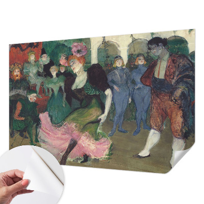 Fotomural decorativo para cabecero de cama con diseño de baile de salón
