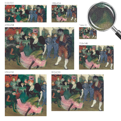 Fotomural decorativo para cabecero de cama Baile de salón