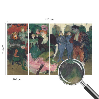 Fotomural decorativo para cabecero de cama Baile de salón