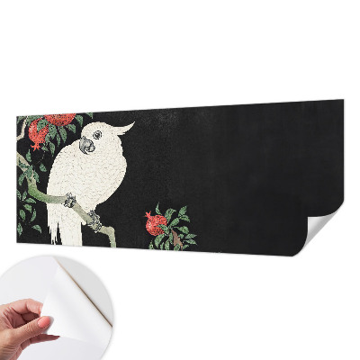 Papel mural texturado decorativo Loro granado