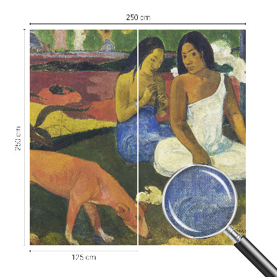 Papel mural texturado decorativo Escena exótica