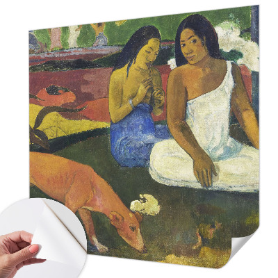 Papel mural texturado decorativo Escena exótica