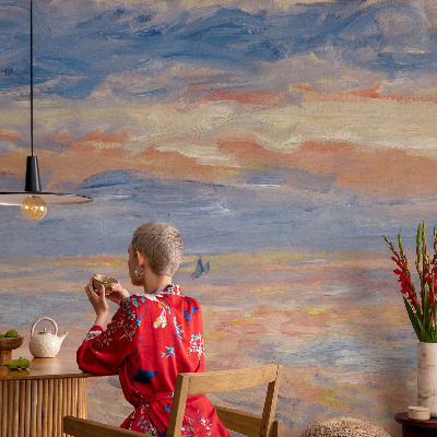 Papel mural texturado decorativo Marina