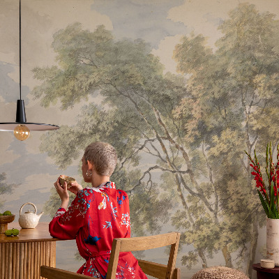 Fotomural decorativo para cabecero de cama Naturaleza romántica