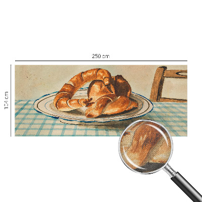 Mural de pared con estampado hermoso para la cocina, apto para colocar sobre encimeras y paredes