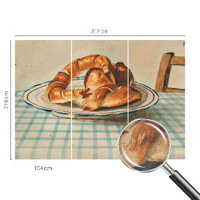 Mural de pared con estampado hermoso para la cocina, apto para colocar sobre encimeras y paredes