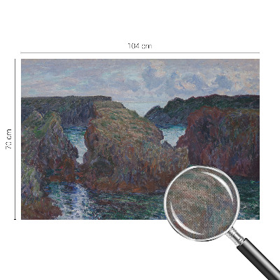 Papel mural con patrón decorativo Costa rocosa