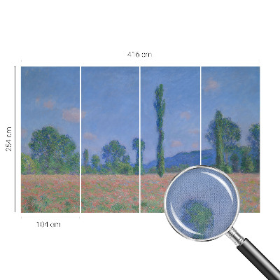 Papel mural con patrón decorativo El encanto de la naturaleza