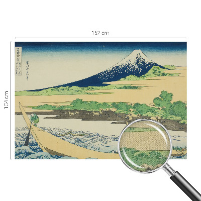 Papel mural con patrón decorativo con motivo de panorámica de montaña