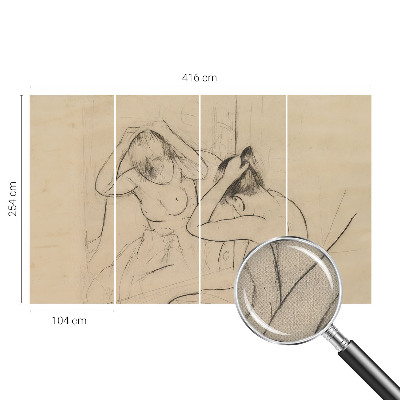 Papel mural texturado decorativo con diseño Elegancia artística para interiores