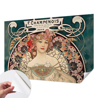 Papel mural texturado decorativo Simetría floral