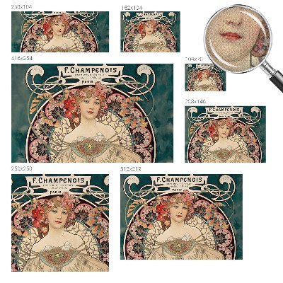 Papel mural texturado decorativo Simetría floral