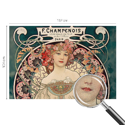 Papel mural texturado decorativo Simetría floral