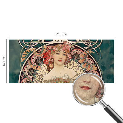 Papel mural texturado decorativo Simetría floral