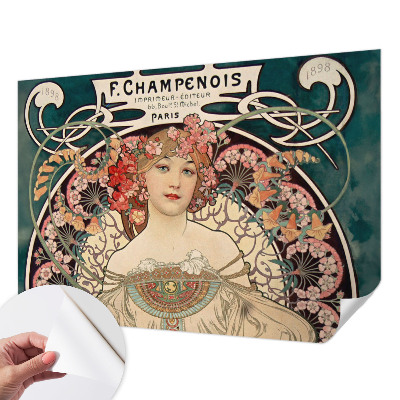 Papel mural texturado decorativo Simetría floral