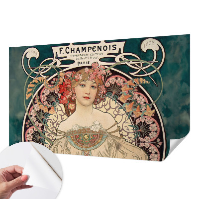 Papel mural texturado decorativo Simetría floral