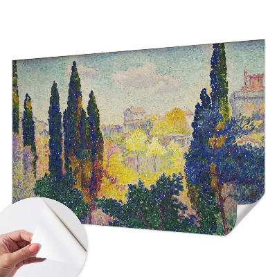 Fotomural decorativo para cabecero de cama con paisajes impresionistas