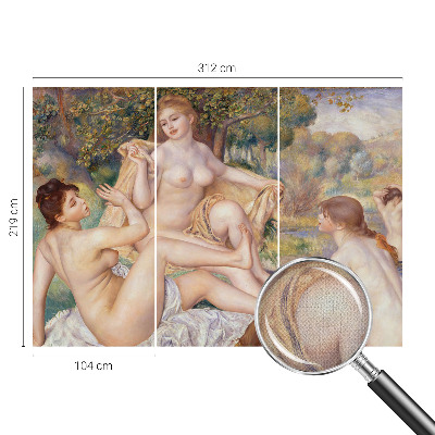 Papel mural con patrón decorativo Mujeres descansando