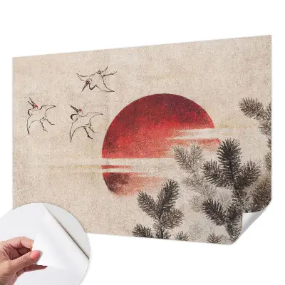 Papel mural texturado decorativo con diseño Bosque Este
