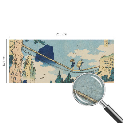 Mural de pared con estampado hermoso Puente de montaña